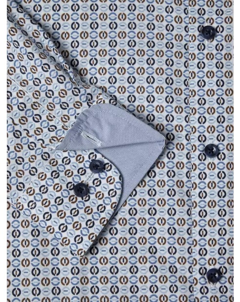 Long Sleeve Printed Pattern Shirt - Sizes Available 2XL, 3XL & 4XL