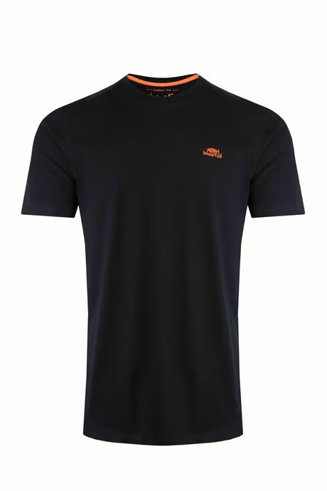 Fished Organic Branded Tee (Black) - Sizes Available - 2XL, 3XL, 4XL & 5XL