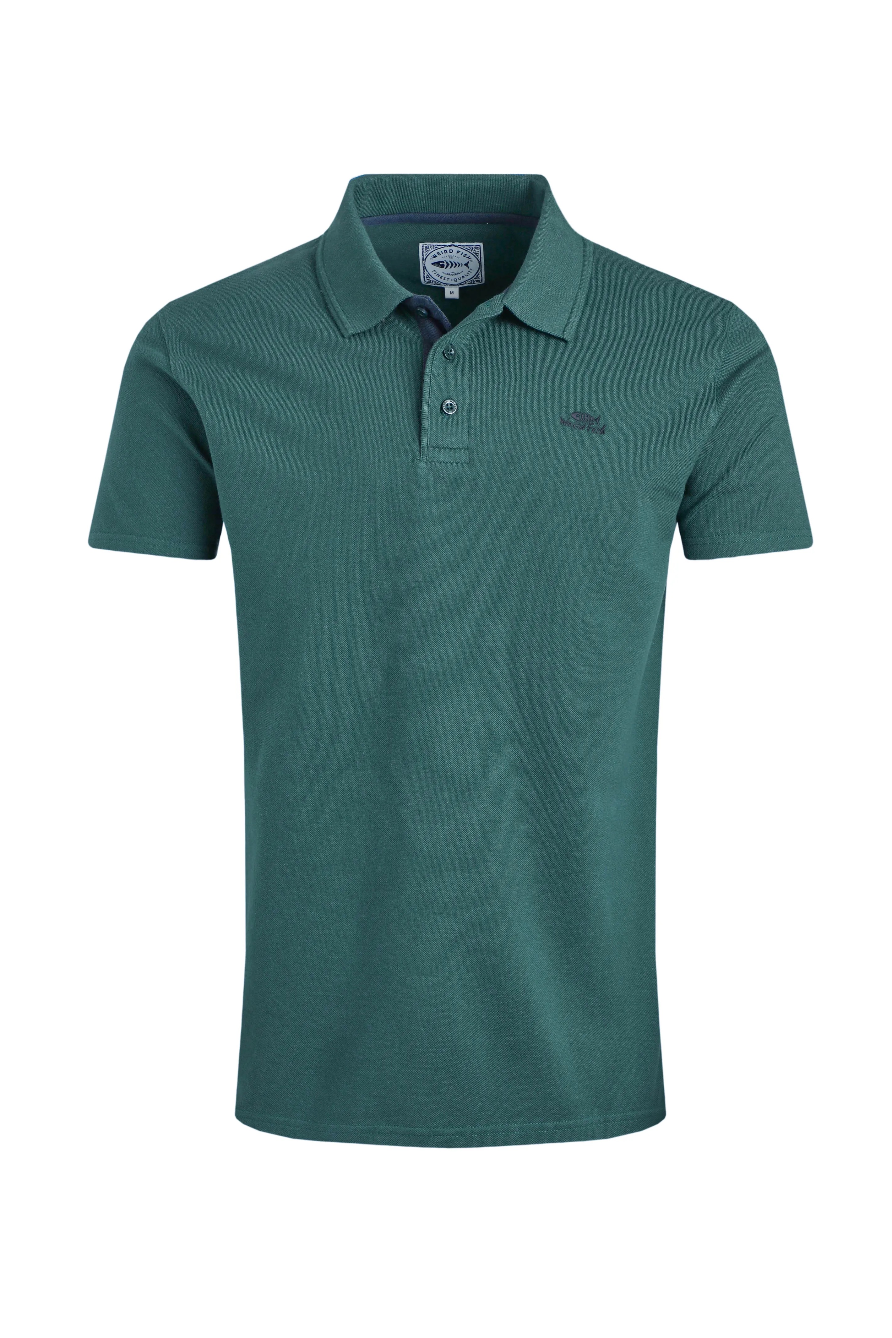 Miles Organic Polo Shirt (Forest Green) - Sizes Available 2XL, 3XL, 4XL & 5XL