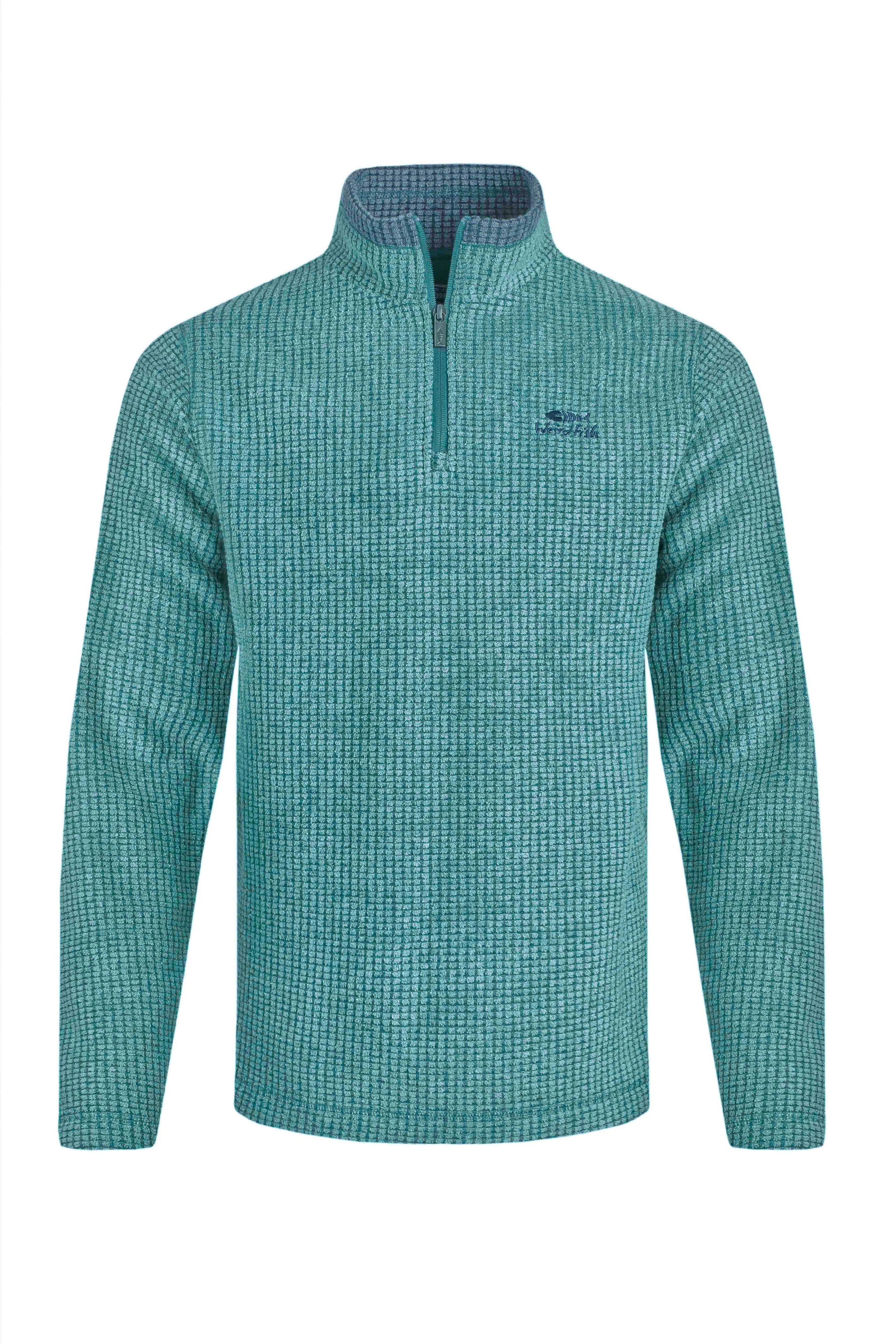 Newark 1/4 Zip Grid Fleece (Leaf Green) - Sizes Available 2XL, 3XL, 4XL & 5XL